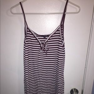 Striped body con dress